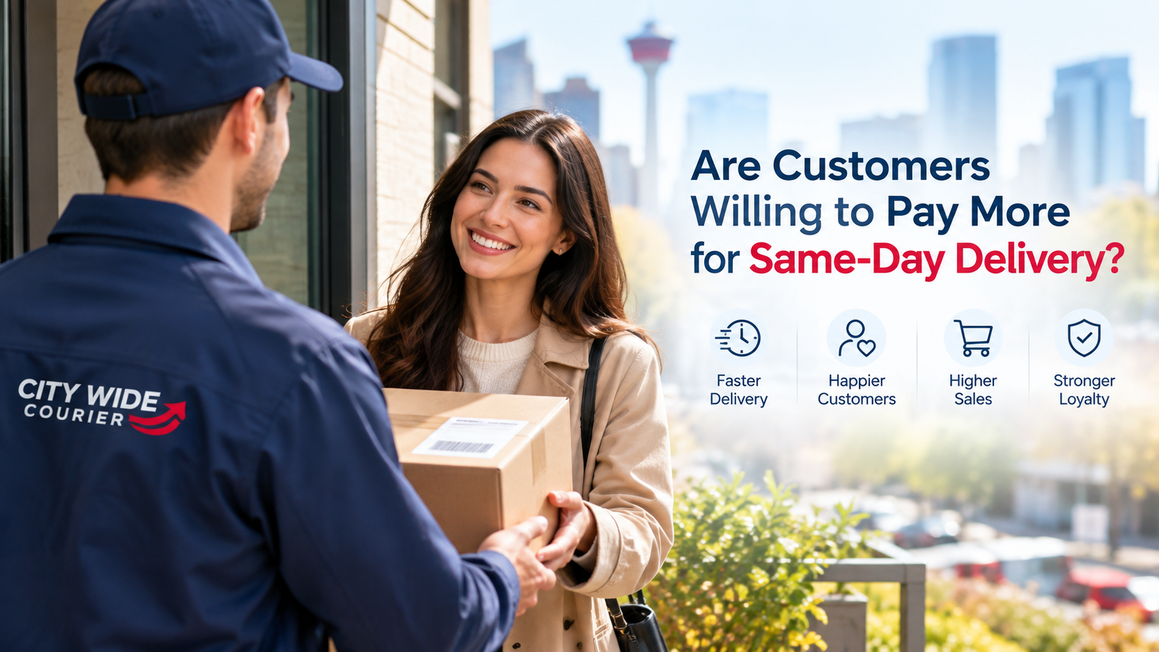 Willing to pay more for same-day delivery