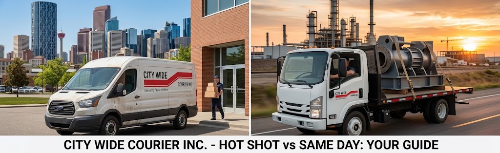 Hot Shot Delivery vs Same Day Delivery