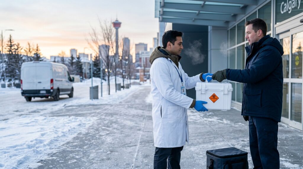 Medical Sample or Specimen by Courier