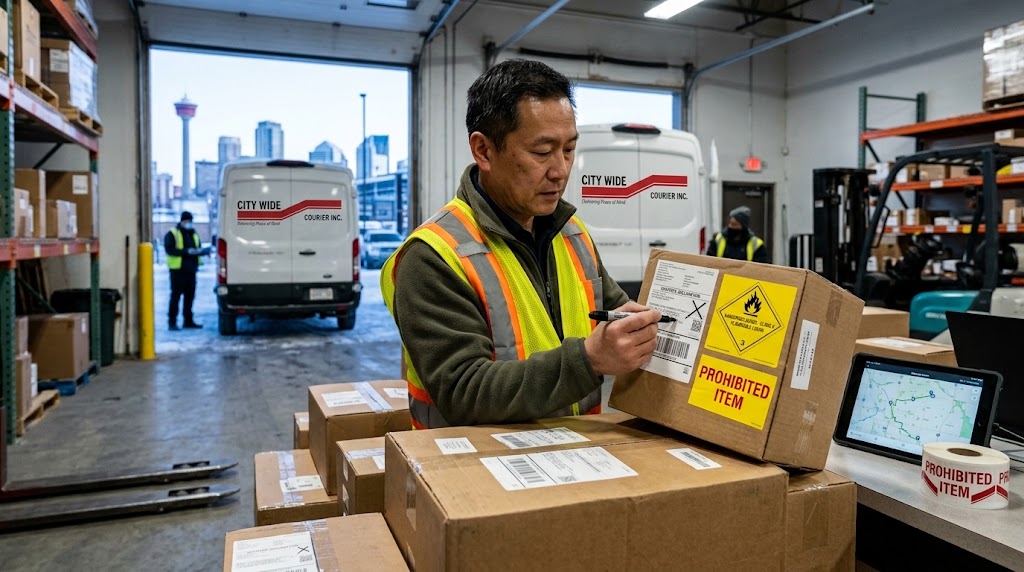 Prohibited Items Courier Calgary