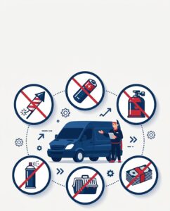 items you can't send by courier